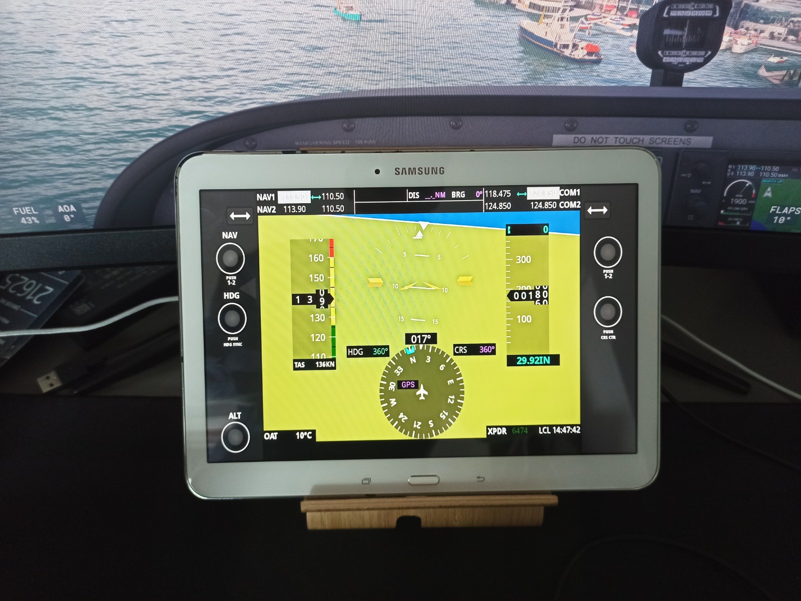 Primary Display Close-Up